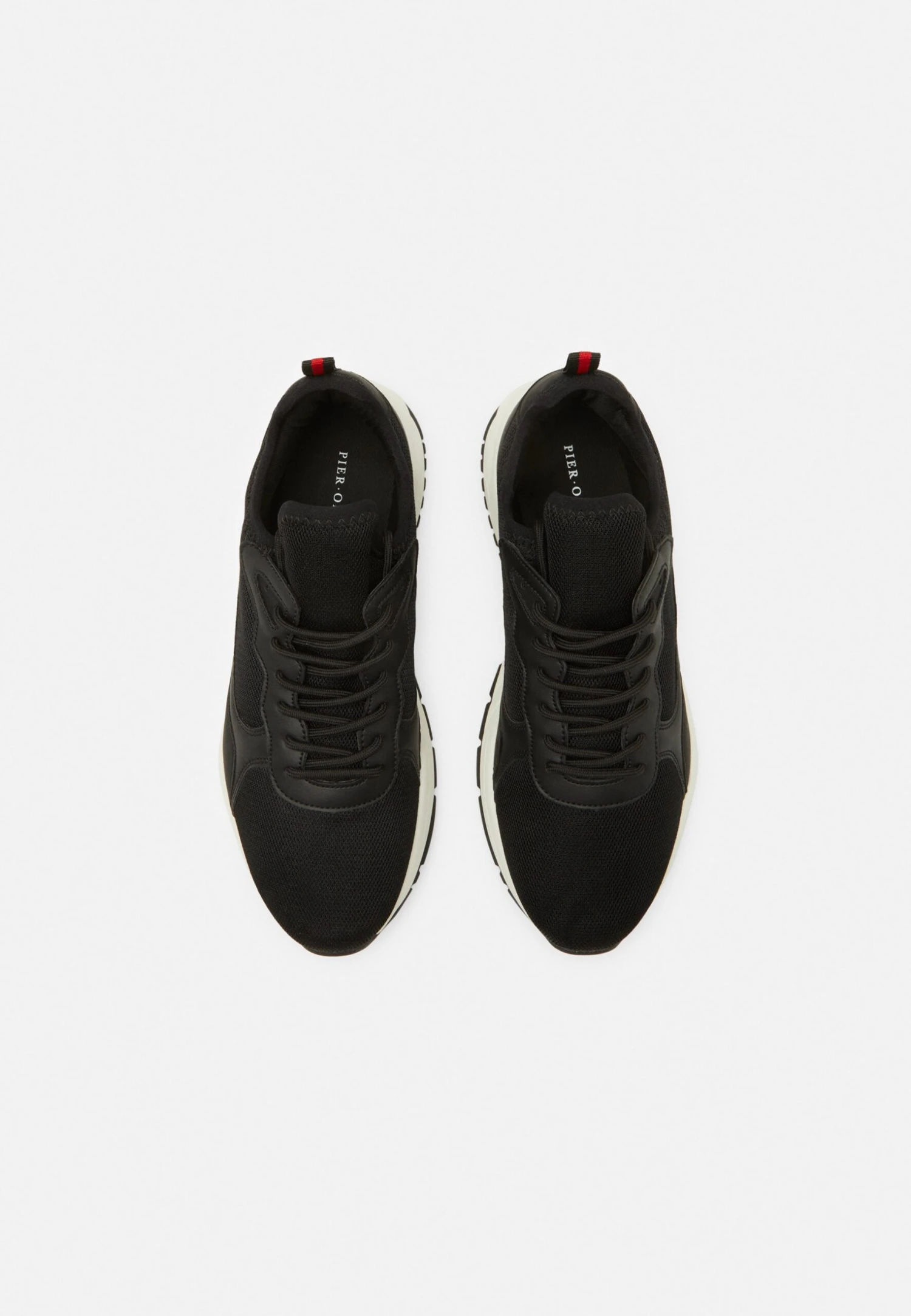 Pier One Unisex - Sneakers Laag - Black/White 4 Pier One Unisex - Sneakers Laag - Black/White - Afbeelding 4