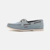 Pier One Leather Unisex - Bootschoenen - Light Blue