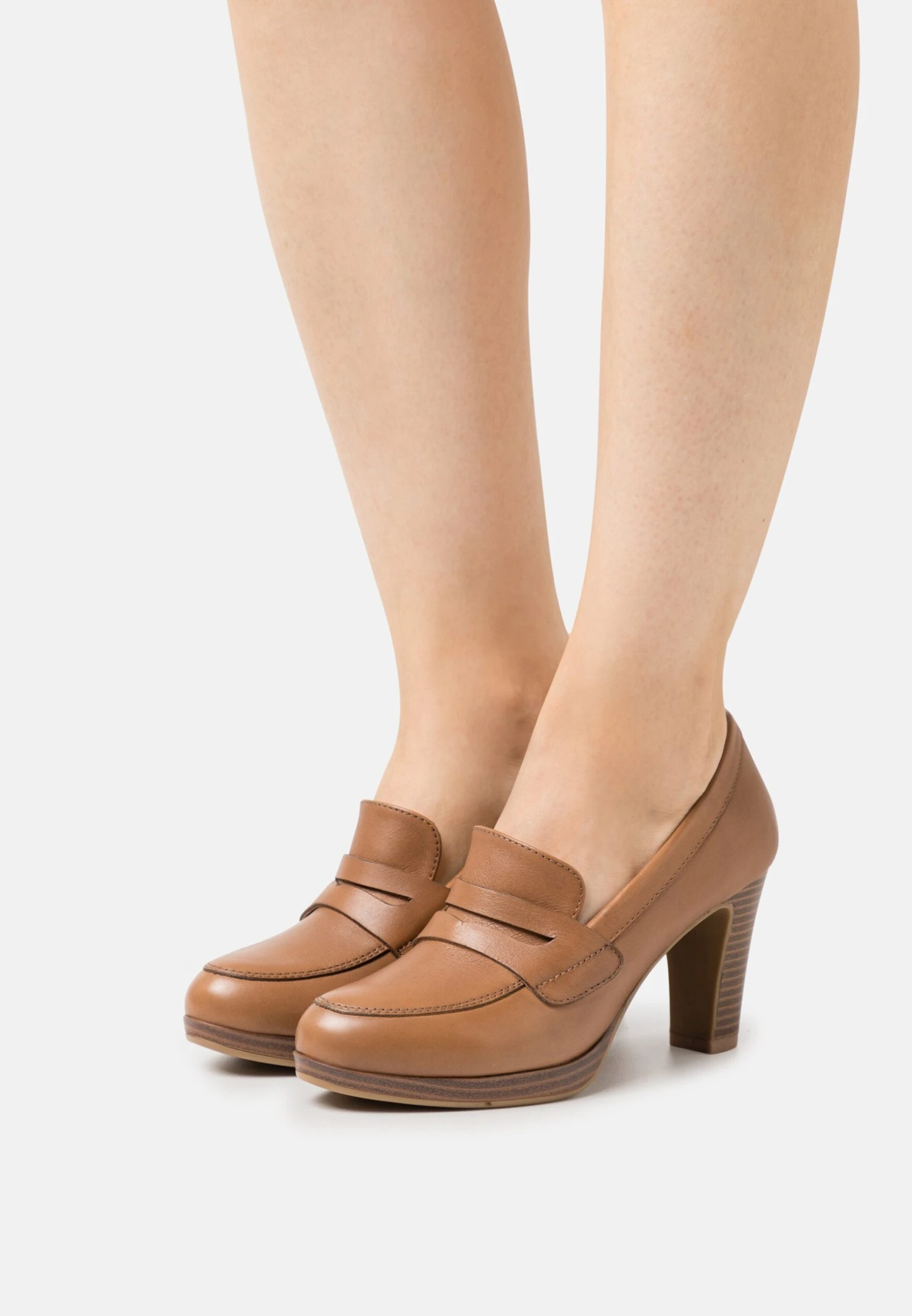 Pier One Leather- Klassieke Pumps - Cognac 1 Pier One Leather- Klassieke Pumps - Cognac