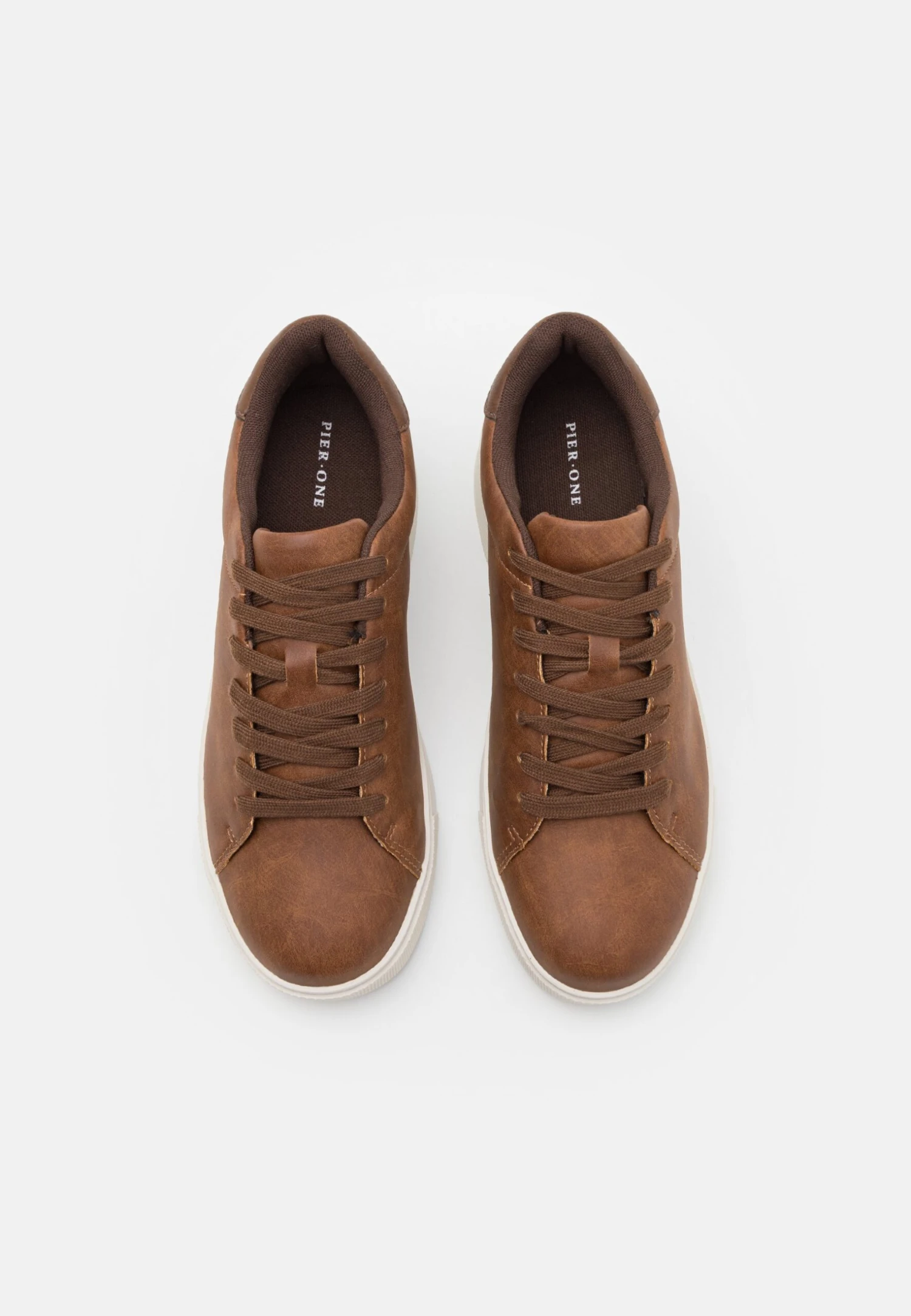 Pier One Unisex - Sneakers Laag - Cognac 4 Pier One Unisex - Sneakers Laag - Cognac - Afbeelding 4
