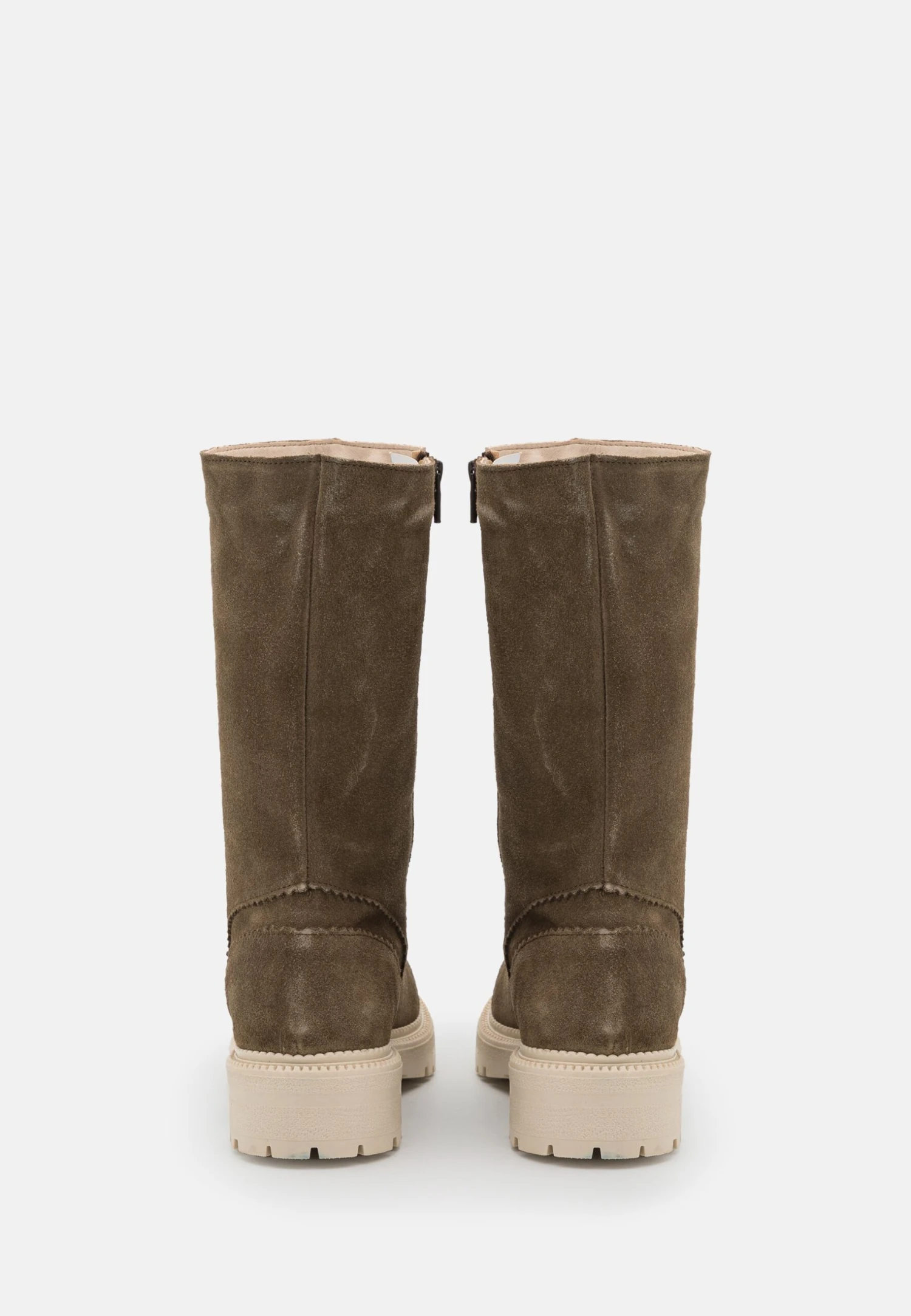 Pier One Leather Winter Boot - Laarzen - Khaki 4 Pier One Leather Winter Boot - Laarzen - Khaki - Afbeelding 4
