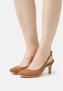 Pier One Leather- Klassieke Pumps - Cognac