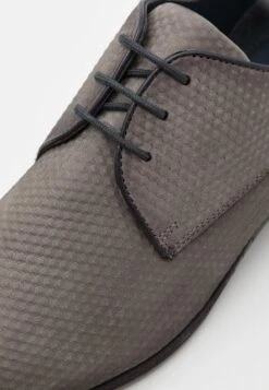 Pier One Leather - Veterschoenen - Dark Grey -Pier One e0f1574267c74dc1b5d53d5cfef035ae