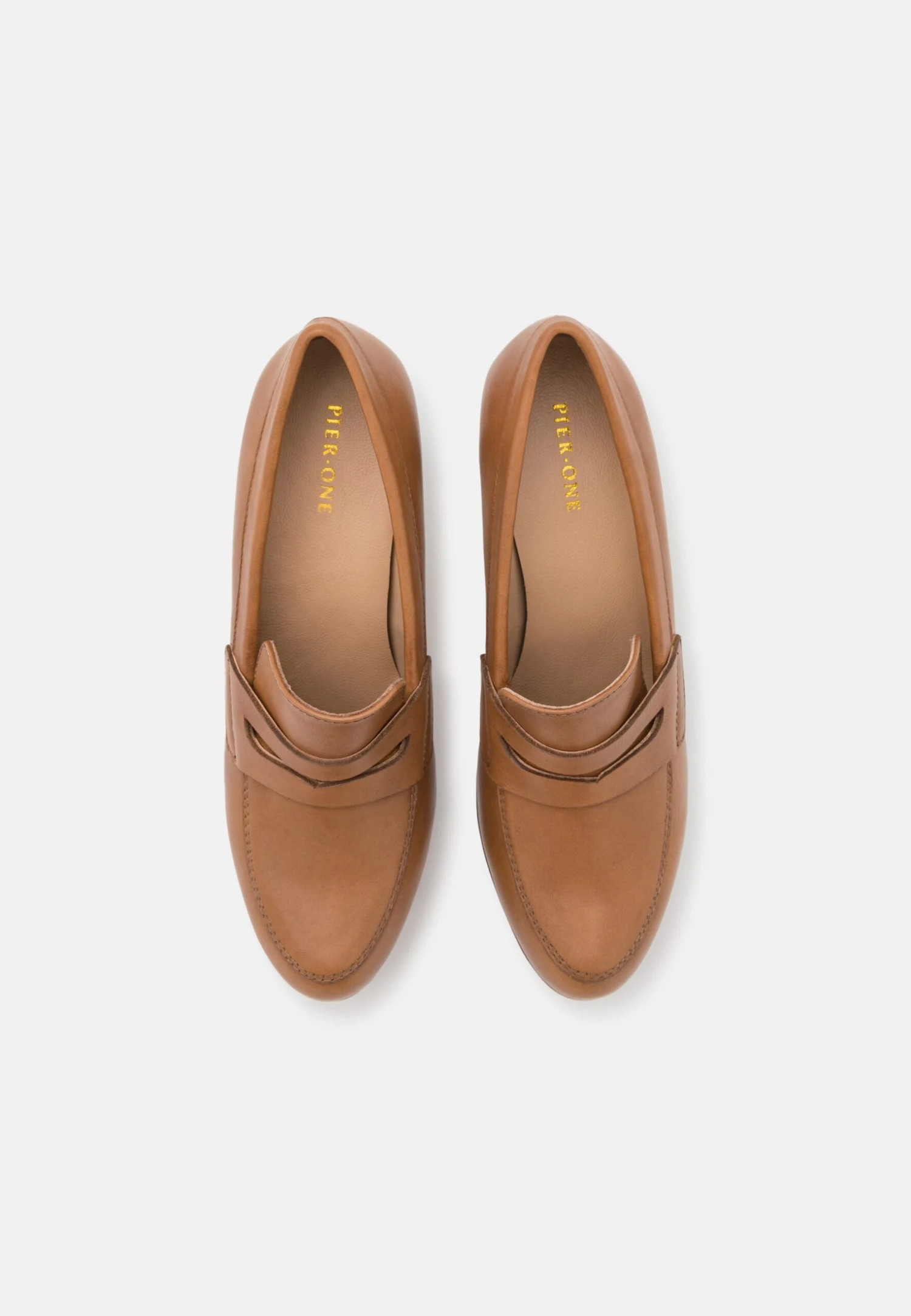 Pier One Leather- Klassieke Pumps - Cognac 6 Pier One Leather- Klassieke Pumps - Cognac - Afbeelding 6