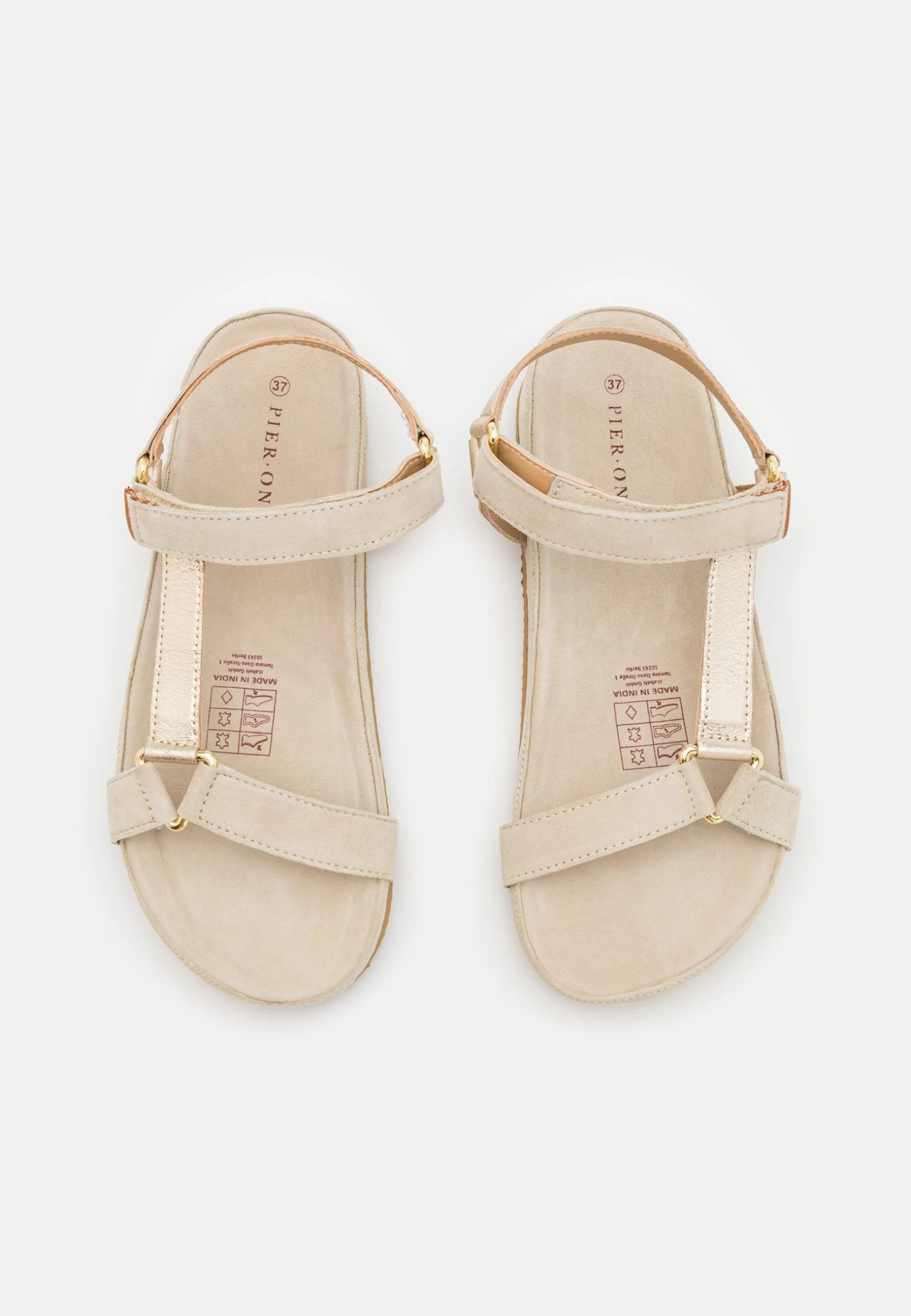 Pier One Leather - Sandalen - Beige 6 Pier One Leather - Sandalen - Beige - Afbeelding 6